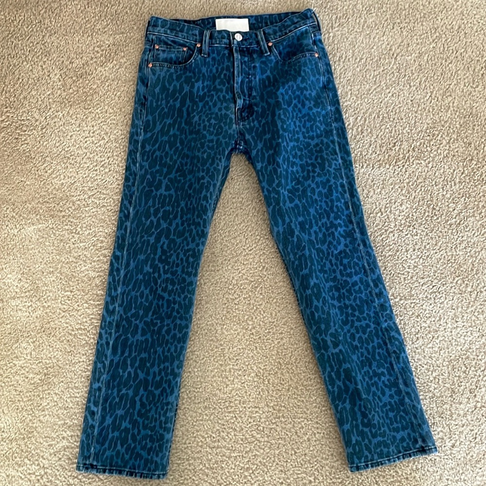 Mother superior print jeans from Anthropologie sz. 27